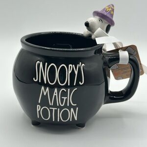 Peanuts SNOOPY Magic Potion Halloween Mug, Cauldron Mug, Purple Hat new